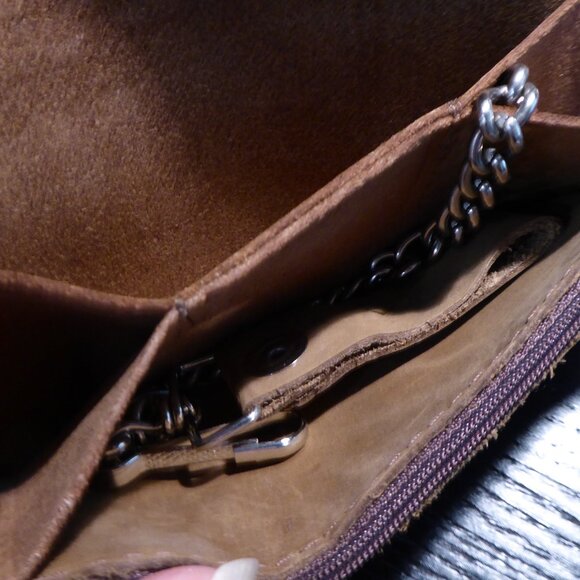 Genuine Leather Biker/Rodeo Trucker Wallet with chain - Picture 9 of 12